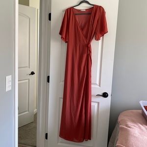 Baltic born wrap maxi dress.